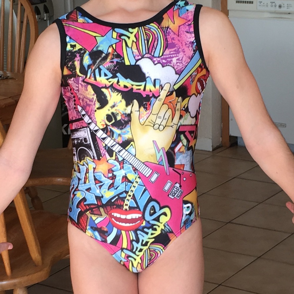 Plum Practicewear Gymnastics Leotard